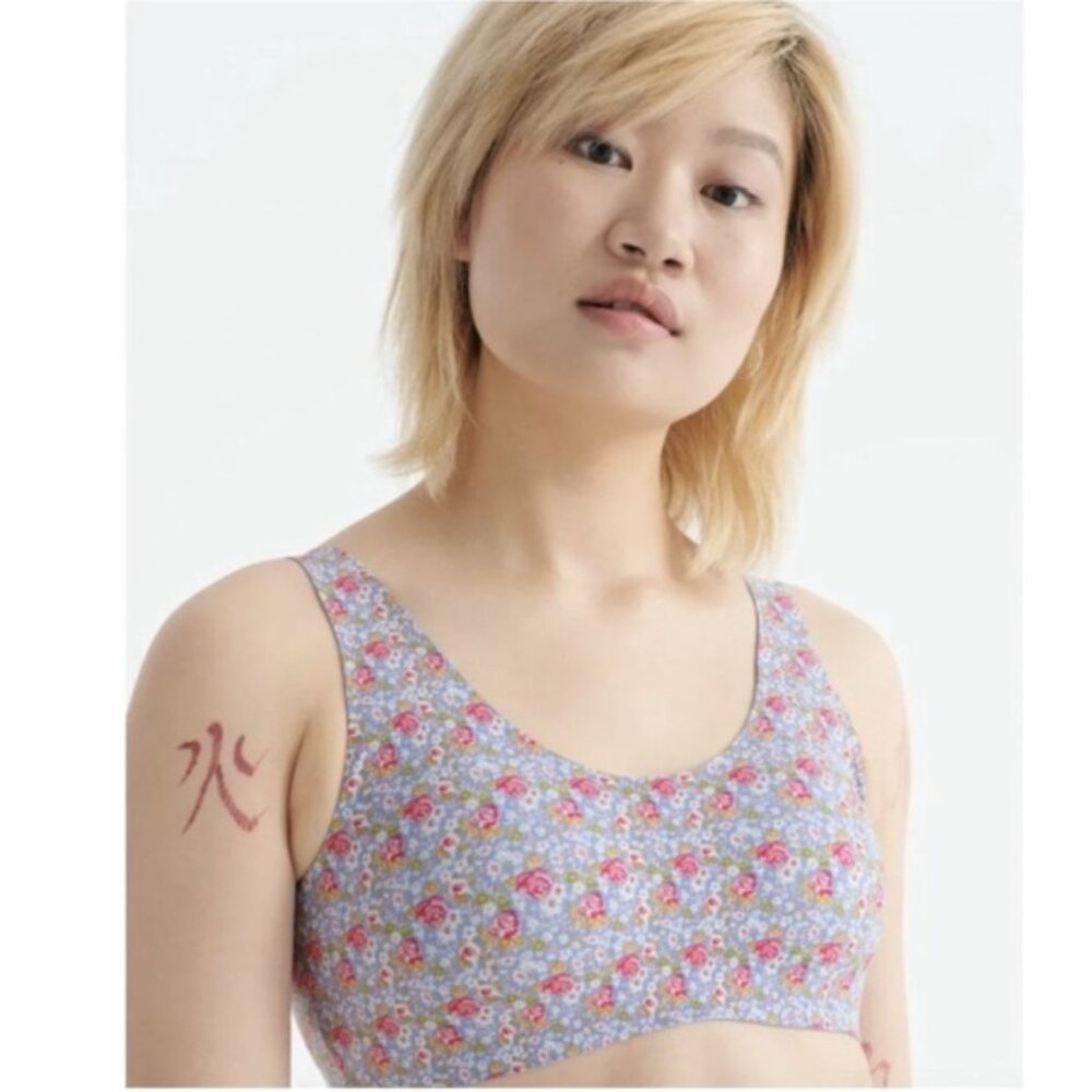 nwot Knix x Anna Sui LE luxelift pull over bra XXL floral